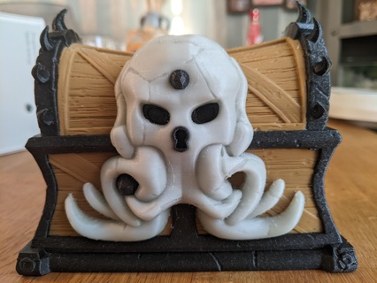 pirate chest moneybox Various toy box skull 3d print model - Mito3D