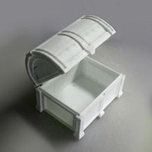 pirate coffre jeu la boîte cercueil de poitrine cofre au trésor fort 3d print model - Mito3D