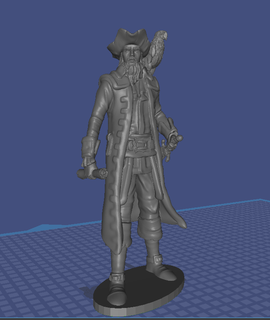 pirate collectionner 1 32 12 art 3d print model - Mito3D