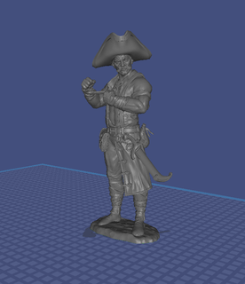pirate collectionner 1 32 15 art 3d print model - Mito3D