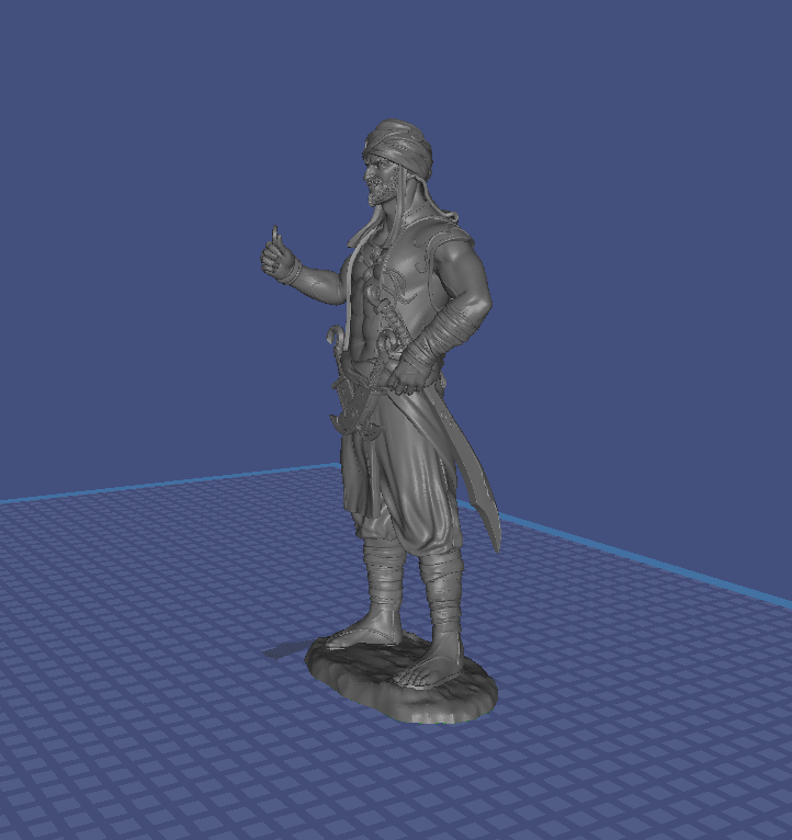 pirata colecionável 1 32 17 arte 3D print model - Mito3D