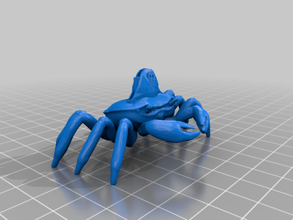 Pirat Krabbe Tiere 3d print model - Mito3D