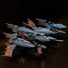 pirate elfdar fleet game bfg battlefleet gothic 3d print model - Mito3D