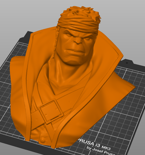 pirate hulk bust justice league avengers old world statue leage marvel 3d print model - Mito3D