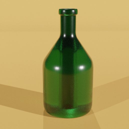 korsan ROM şarap şişe sahne 3D print model - Mito3D