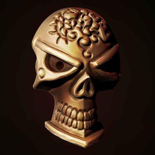 pirate crâne art 3dprint 3dmodel d'impression 3d creality fdm ender ender3 zbrush highpoly skulpture de la conception le tête 3d print model - Mito3D