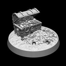 pirate treasure chest objective freebooter rpg roleplaying d&d 3d print model - Mito3D