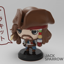 piratas del caribe jack sparrow juego de juguete los 3d print model - Mito3D