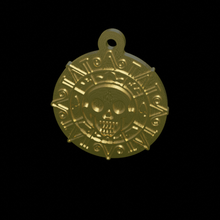 pirates caribbean gold coin medal fashion 3d print model - Mito3D