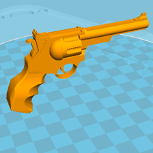 pistolet gadget 3d print model - Mito3D
