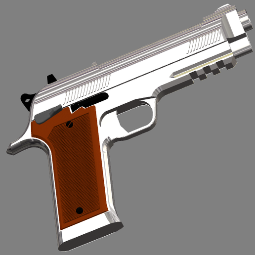 pistol game gun weapon toy beretta 3D print model - Mito3D