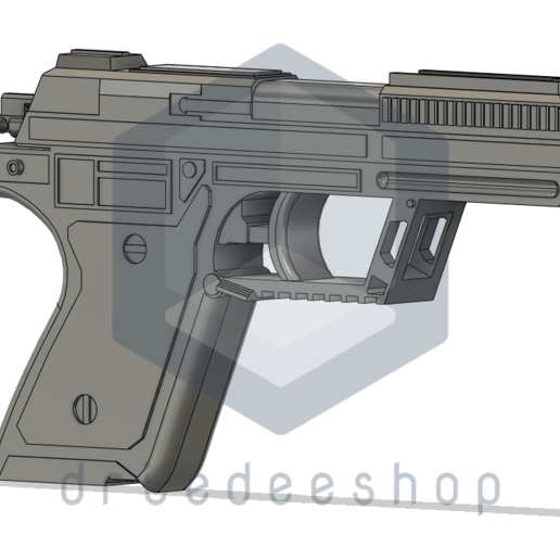 la pistola gioco proiettile di munizioni l'arma 3D print model - Mito3D
