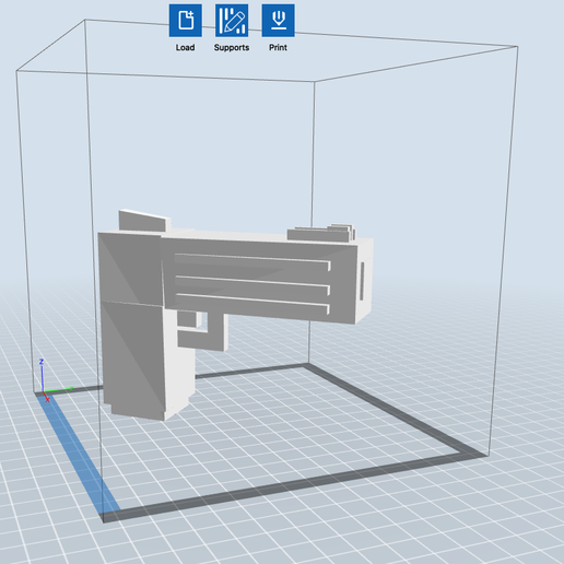 pistol gun shoot boom 3D print model - Mito3D