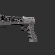 pistola de la peau jeu colecionaveis art jogos pistolet zbrush 3d print model - Mito3D