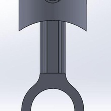 Kolben verschiedene keychain 3d print model - Mito3D
