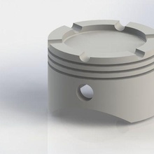 piston ashtray household 3d print model - Mito3D