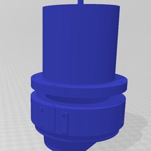 piston cover various mechanic engineery 3d print model - Mito3D