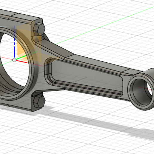 piston rod biella gadget engine meccanichs 3D print model - Mito3D