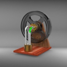 piston rotating wheel animation design cars engine 3d print model - Mito3D