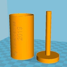 piston tube ingénieux respectueux marquage reines 3d print model - Mito3D