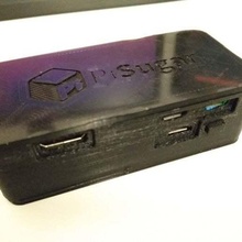 pisugar case bigger button tool pi raspberry remix rpi0 rpi 3d printing 3d print model - Mito3D