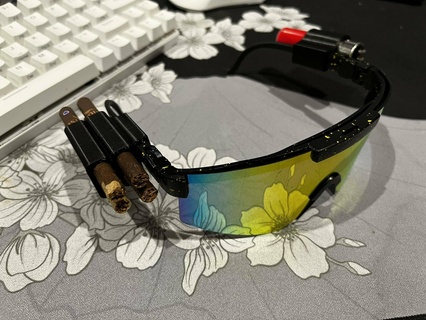 fosse vipère pièces jointes lunettes titulaire soutien attachement cigarette léger tondeuse 3d print model - Mito3D