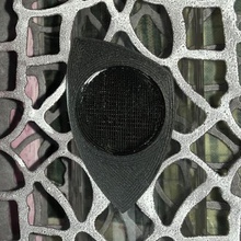 pide-groove karbon fiber IDE siyah - pua nido yuva seç gitar gadget piks groove iki ayrılmaktadır alanında gitarist gereçleri ip mükemmel sivri duo çift pita 3d print model - Mito3D