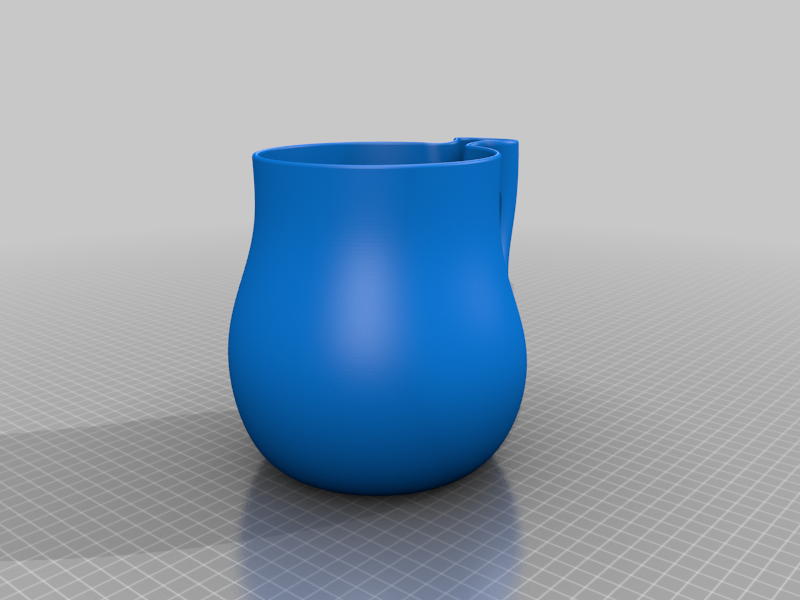 pitcher-mug container mug pitcher decor 3D print model - Mito3D