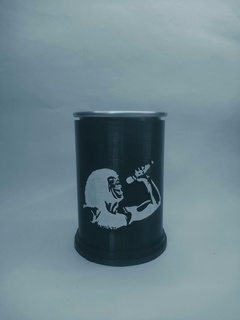 lanzador vaso mona Jiménez mono vino fernet aluminio demasiado córdoba argentina cuarteto 3d print model - Mito3D
