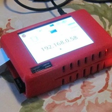 pitft remix gadget adafruit case 3d print model - Mito3D
