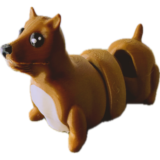 lamentable perrito comercial licencia juego perro pitbull mut articulado impresión sitio agitarse entretenido tdah lindo amor 3d print model - Mito3D
