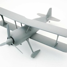 Pitts m12 erkek kokuyor model takım uçak Toplamak kolektör 3d print model - Mito3D