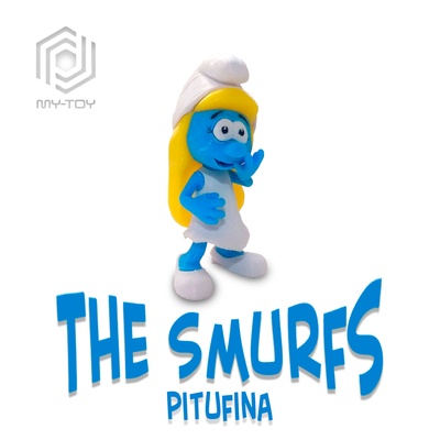 refinar smurf pitufos azul elfos criaturas animales juguetes adornos arte brinquedo peliculas dibujos juegos animados 3d print model - Mito3D