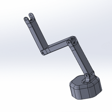 pivotante brazo lámpara robot mecánica oficina artilugio útil 3d print model - Mito3D