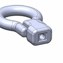 pivoting clevis shackle sport_outdoors 3d print model - Mito3D