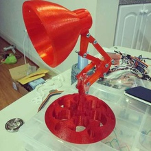 pixar-Lampe sharingan-inspirierten Basis Kunst Skulpturen 3d print model - Mito3D