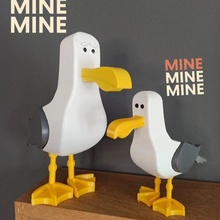pixar Gaviota nemo juego gallo oro dory 3d print model - Mito3D