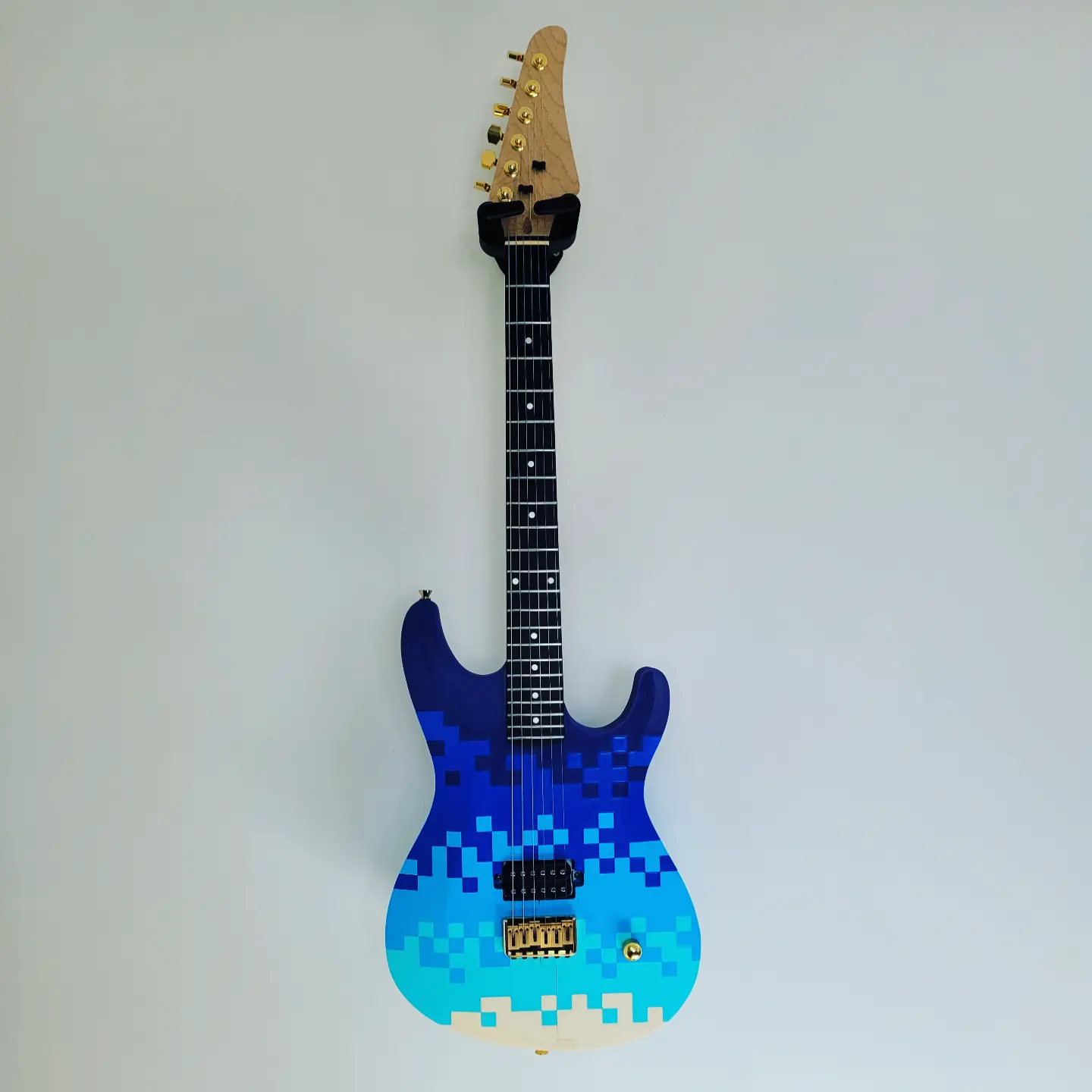 pixel degradado guitarra música 3D print model - Mito3D