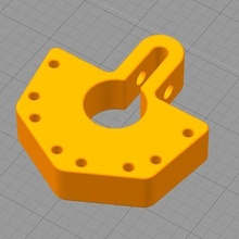 pixel pole clamp 4 strips 3 emt hobby 3d print model - Mito3D