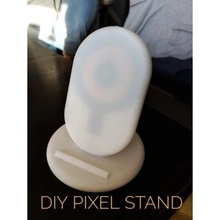 pixel qi şarj standı gadget piksel 3xl 3d print model - Mito3D