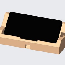 pixel 2 xl stand casa telefono google 3d print model - Mito3D