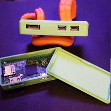 pizero case snapping lid gadget pi raspberry rpi soc holder mini 3d print model - Mito3D