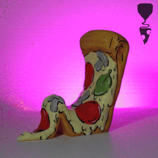 pizza controller stand - xbox- playstation 3d print model - Mito3D