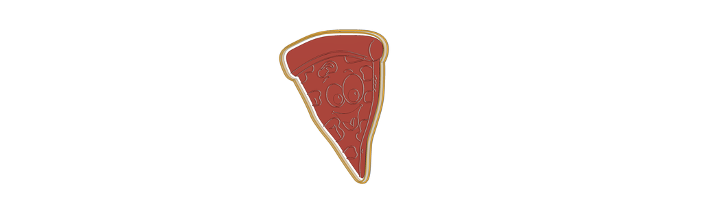 pizza cookie cutter Home 3d print model - Mito3D