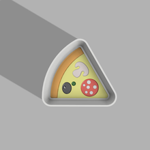 Pizza tranche baignoire bombe moule 3d print model - Mito3D