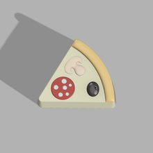 pizza slice stl file 3d print model - Mito3D