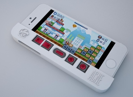 garçon pizza manette jeu Cas gaine iphone 5 v11 iphone5 mobile téléphone smartphone tablette 3d print model - Mito3D