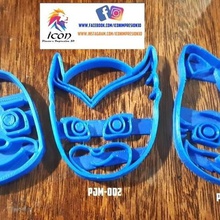 pj maske cookiie kesici çeşitli kurabiye 3d print model - Mito3D