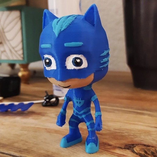 pj máscaras catboy pop pyjamask art máscara 3D print model - Mito3D