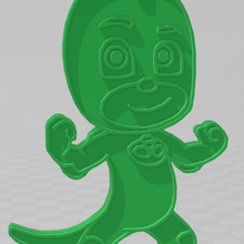 pj masks gekko game key ring 3d print model - Mito3D